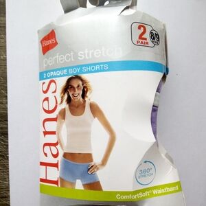 Hanes women's Boy Shorts Size L